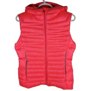 SPYDER | down & feather fill hooded puffer vest gilet